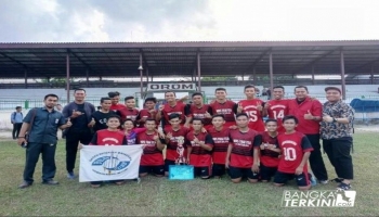 dalam pertandingan final tim sepak bola UBB menang dengan skor,