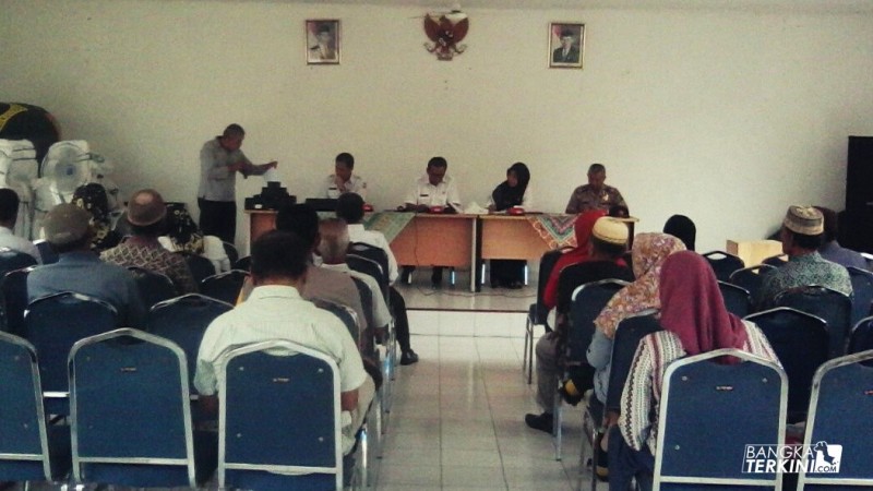 Suasana Saat di Kantor Camat, Kecamatan Gabek.