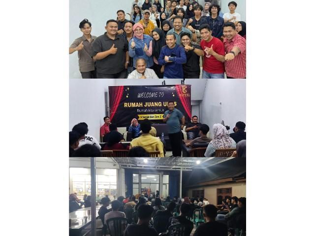 Pasangan Balon Walikota dan Wakil Walikota Pangkalpinang, Udin Desi Resmikan Ruang Juang UDes KOPRAL Pangkalpinang