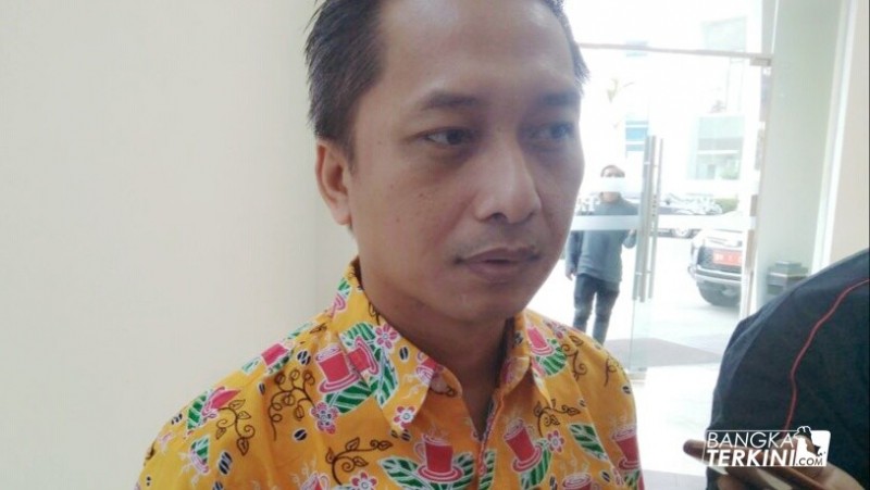 Foto: Wahyu Gusna komisioner divisi SDM dan Partisipasi Masyarakat KPU Pangkalpinang